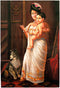 Lady with Child - Oil Painting
