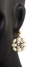 Fashionable Dangle Earrings White for Women