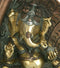 Lord Ganesha in Conch Shell - Brass Statue