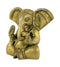 Baby Ganesha God of Good Luck - Small Brass Statue