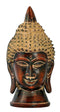 Serene Buddha - Antique Finish Brass Sculpture