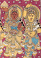 Shri Krishna with Gopis - Kalmakari Painting