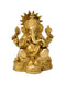 Hindu God Ganesh - Brass Statue 4.25"