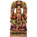 Goddess Lakshmi - Wood Statue
