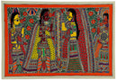 Shri Ram and Sita Wedding - Madhubani Painting