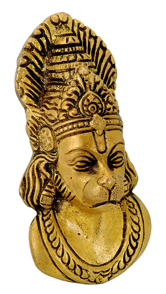 Lord Hanuman Brass Mask