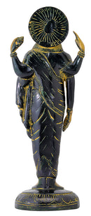 Lord Dhanvantari in Golden Black Finish