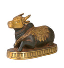 Nandi Antiquated Brass Statue