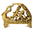 Radha Krishna on Swan Boat 8.50"