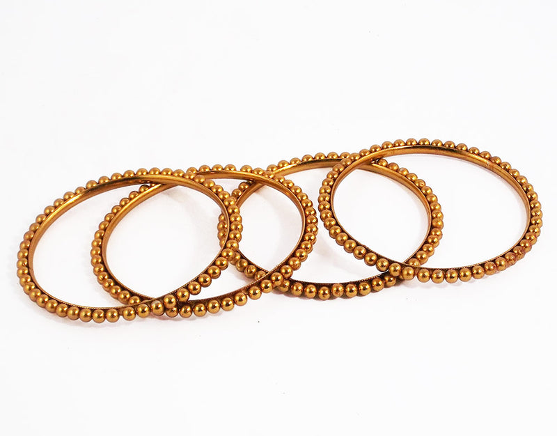 Gold Plated Bangles Set for Girls