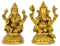 Brass Laksmi Ganesha Pair