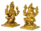 Lakshmi Ganesh Miniature Brass Statues