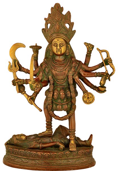 Goddess Kali - Brass Figurine