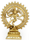 Hindu God Shiva as Nataraj - Brass Statue