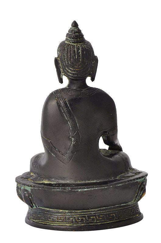 Medicine Buddha Figure in Antique Finish