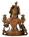 Goddess Tara in Brown Finish Statue 15"