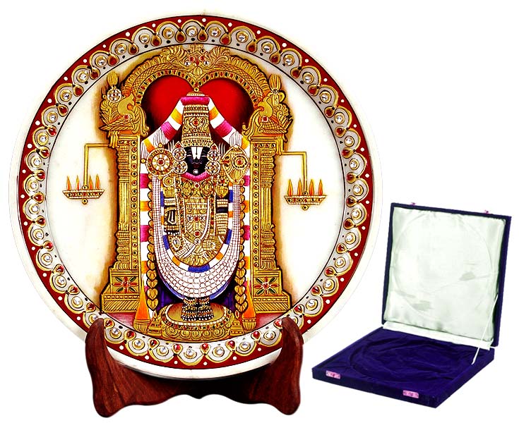 Tirupati Bala Ji - Marble Painting