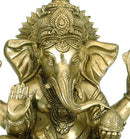 Gajmukh Lord Ganesh Brass Statue