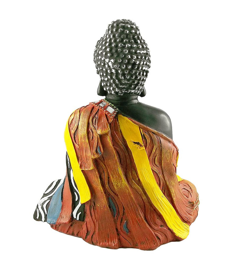 Mediative Thai Buddha Statue in Fiber