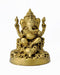 Lord Ganesha Seated on Mouse 5.25"