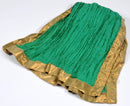 Green Crinkled Stole