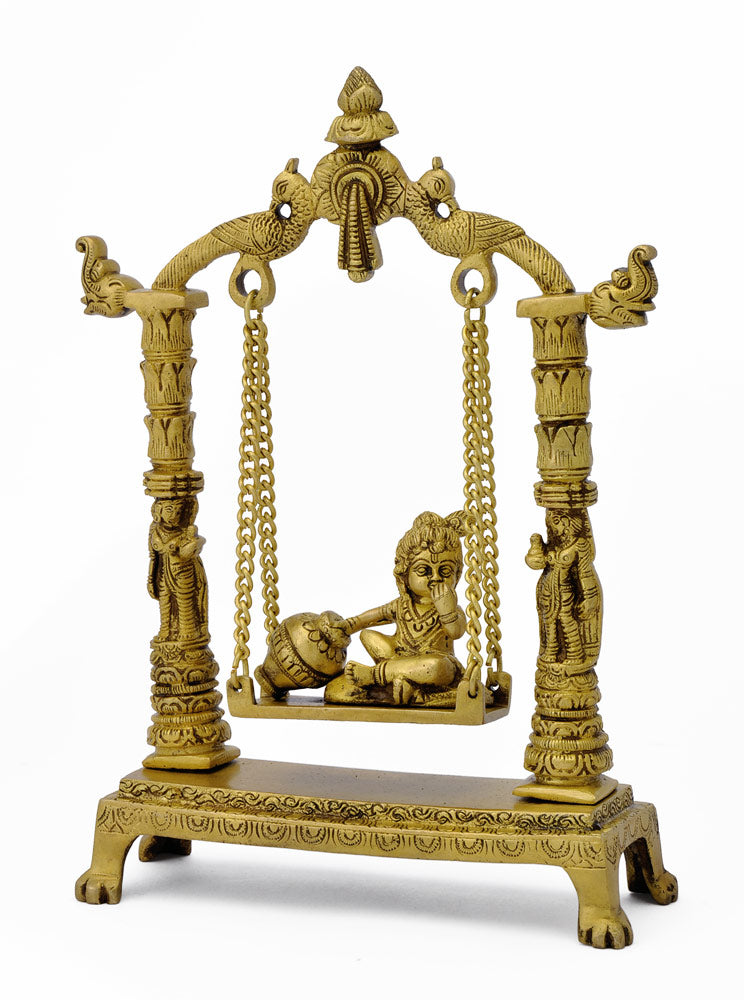 Baby Krishna on Swing