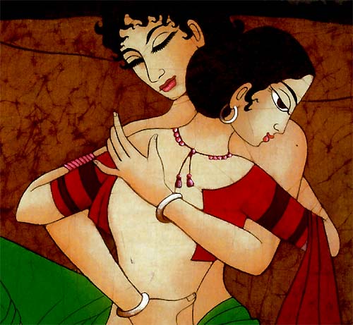 Moonlit Night-Fine Batik Painting