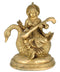 Goddess Saraswati - Brass Statue 7"