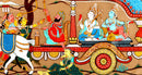Mathura Vijay - Traditional Patachitra on Tussar Silk