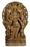 "Lakshmi Devi" Goddess of Prosperity - Wood Sculpture