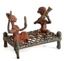 Leisure Time - Dhokra Sculpture