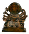 Panchmukhi Hanuman Rustic Finish Brass Figurine