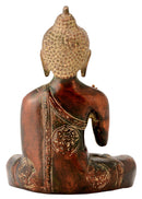 Buddha Figurine in Antique Copper Finish
