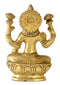 Goddess Lakshmi Brass Statue
