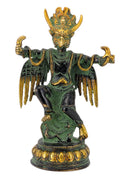 Unique Garuda Statue in Antique Black Finish