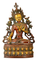 Buddhist Goddess Tara - Brass Statue