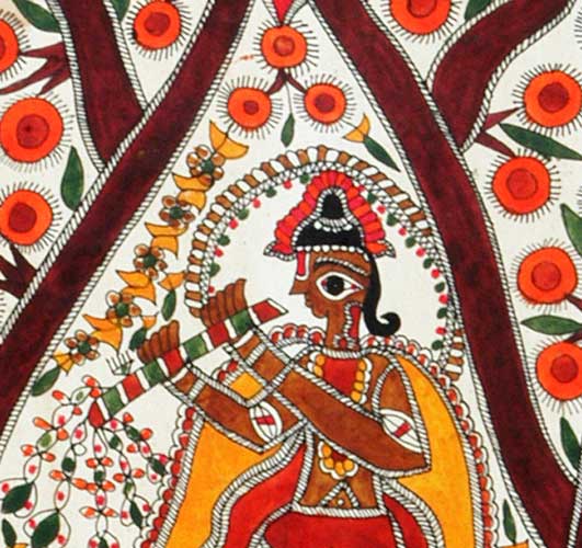Krsna Teases Gopis