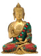 Blessing God Buddha Brass Statue