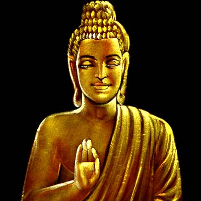 Gautam Buddha in Abhaya Mudra