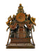 Ganesh with Riddhi Siddhi Brass Statue