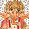 Panchmukhi Ganesha - Marble Painting