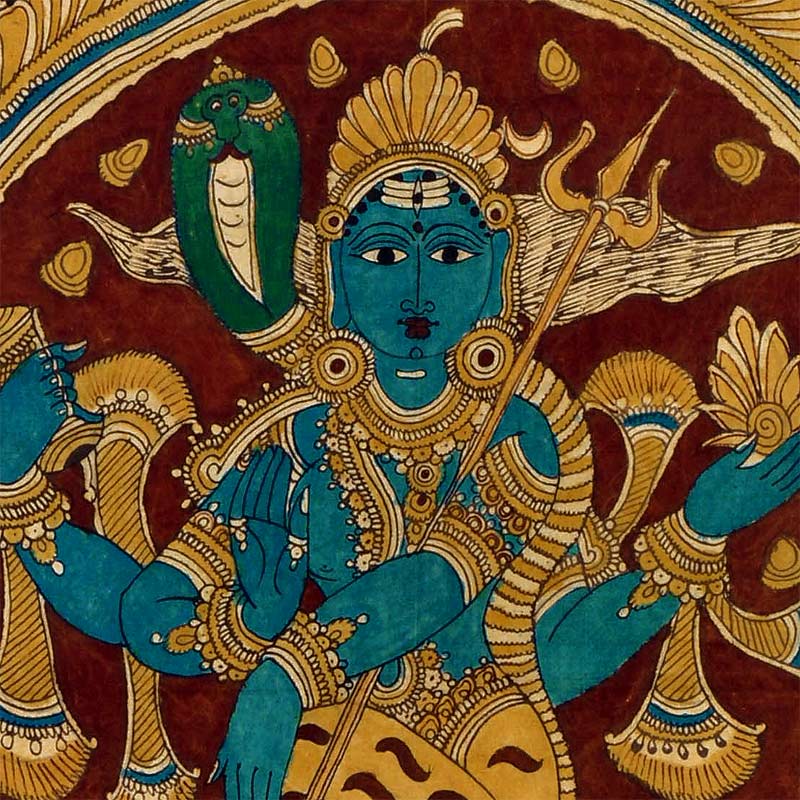 Nataraj shiva - Kalamkari Painting