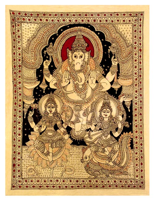 Lord Vinayaka with Mother Goddesses