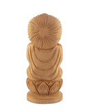 Lord Buddha Carved in Kadamb Wood