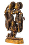 Lord Lakshmi Narain Seated on Garuda - Brass Statue 8"