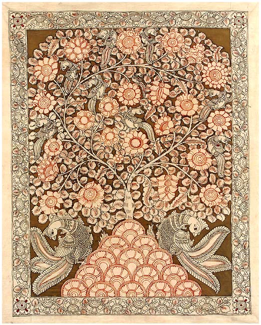 Tree of Joy - Kalamkari Painting