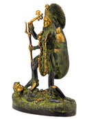 Dakshineshwari Mahakali Black Finish Brass Statue