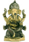 Gauri Putra Ganesh - Fine Brass Statue