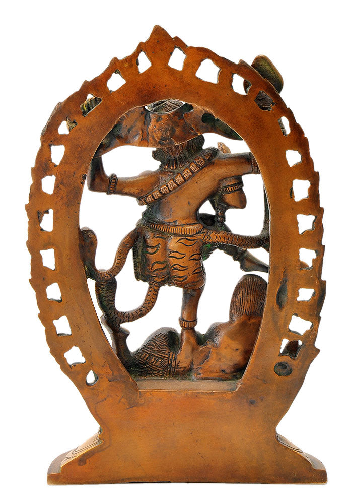 Brass Nataraja Colored Finish Statue