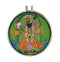 Lord Krishna as Dwarkadhish - Handcrafted Pendant